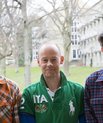 Bevillingsmodtagerne. Fra venstre: Lars Aagaard, Thomas Corydon og Jacob Giehm Mikkelsen.
