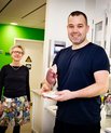 Overlæge og Professor Bente Jespersen og Lektor Marco Eijken fra Nyresygdomme, begge fra AU og AUH. Foto: Tonny Foghmar.