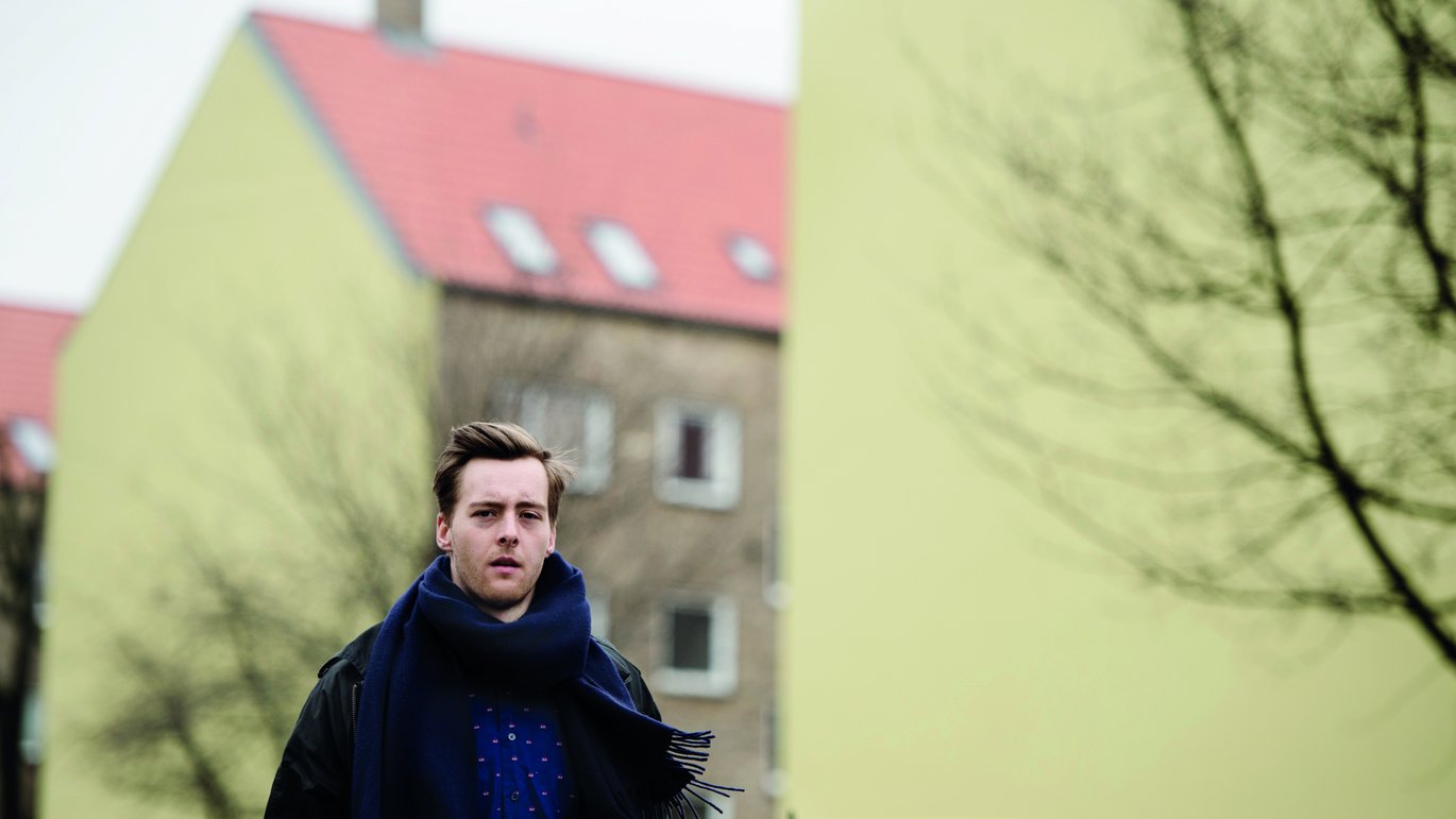 Malte Thomsen Hammershøj fik klinisk hypnose for at komme af med sine ansigtssmerter. Portrætbillede af Malte Hammershøj Thomsen.