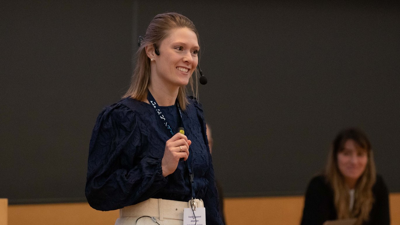 Cecilie Siggaard Jørgensen of the Department of Clinical Medicine presented her research to a packed Per Kirkeby Auditorium at PhD Day on 20 January. 