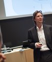 Professor og leder af iSEQ, Anders Børglum byder velkommen til åbningen. Foto: Lars Kruse/AU Kommunikation.