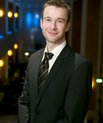 Læge og ph.d. Esben Laugesen på selve dagen for uddelingen af legatet. Overrækkelsen foregik på Hotel Marriott i København, og det var Diabetesforeningens protektor, Hans Kongelige Højhed Prins Joachim, som overrakte anerkendelsen til Esben Laugesen.