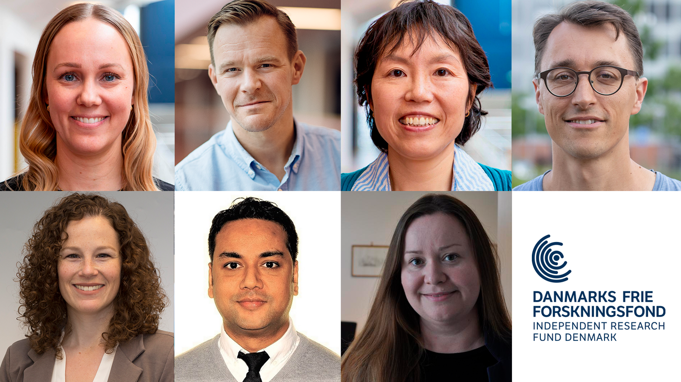 Seven researchers from the Department of Clinical Medicine and the Department of Public Health receive a total of nearly DKK 38 million in grants from the Independent Research Fund Denmark under the theme ‘Psychiatric Research’.