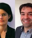 [Translate to English:] Anne von Philipsborn og Mark Denham er blevet ansat som gruppeledere ved DANDRITE (Fotos: private)